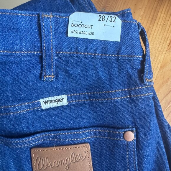 Wrangler Bootcut Westward 626 True Blue Jeans 28/32 - Picture 7 of 8